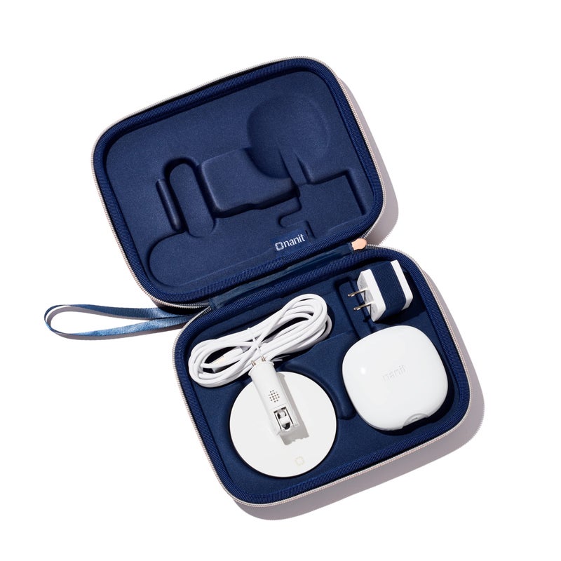 Nanit Travel Case - Protective Hard Shell Carrying Case for Nanit Pro Baby Monitor and Multi-Stand Travel Accessory  Blue - Image 3
